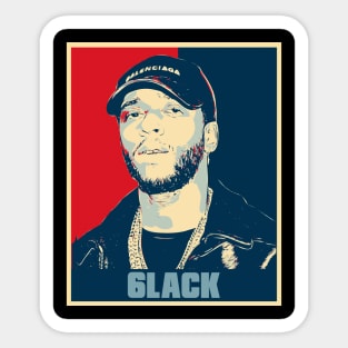 6lack Hip Hop Hope Poster Art Sticker